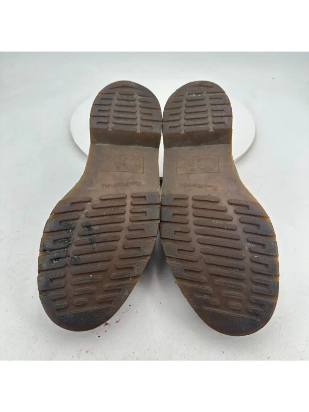 Dr. Martens Made in England Men UK 7.5 US 8.5 Brown Leather Lace-Up Derby Shoes